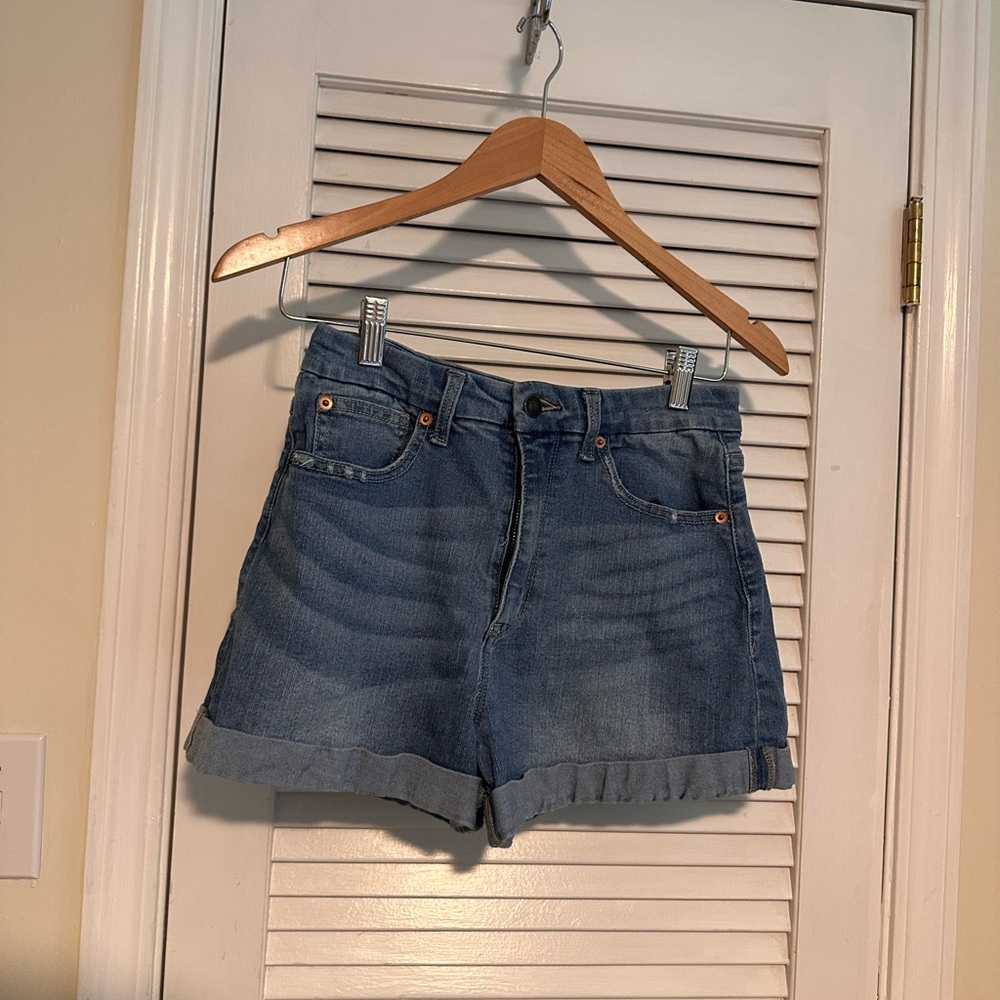 Blue Denim Shorts